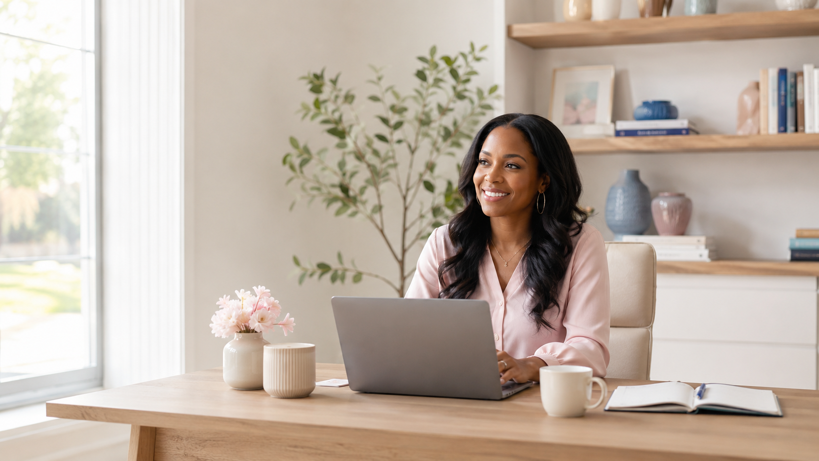 An Aria Agent Success Manager reviewing calls with a producer